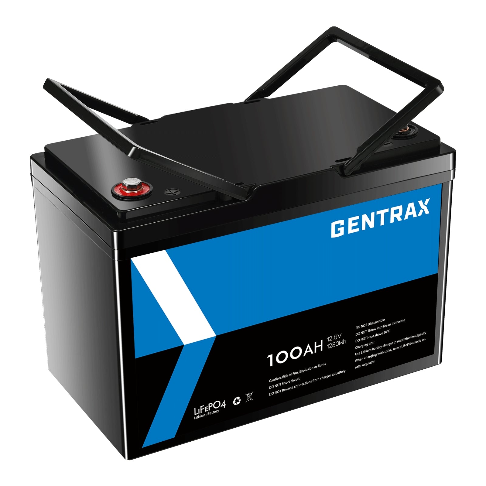 Gentrax 12V 100Ah LiFePO4 Battery