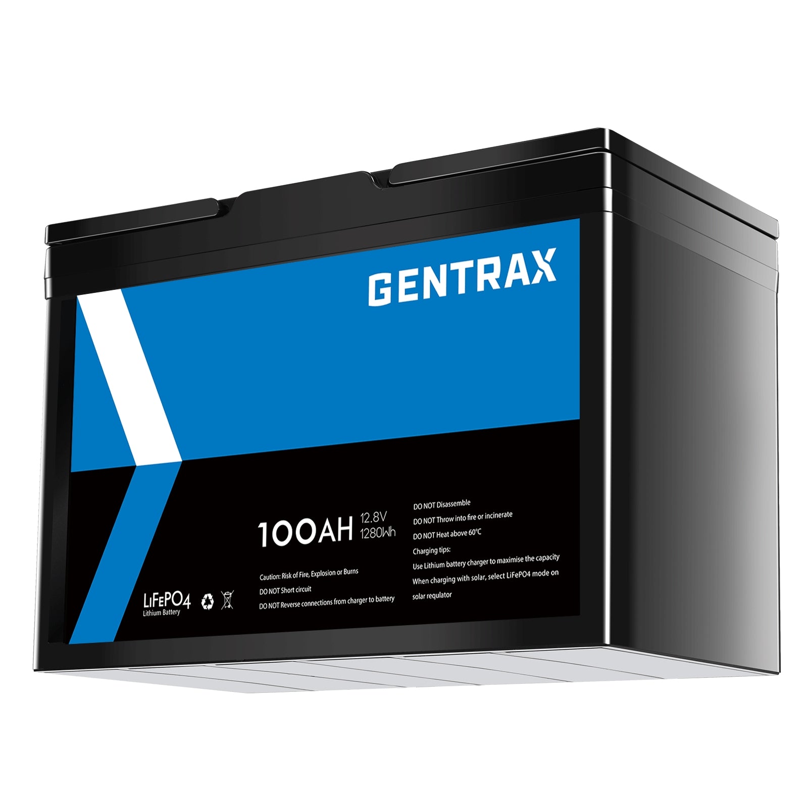 Gentrax 12V 100Ah LiFePO4 Battery