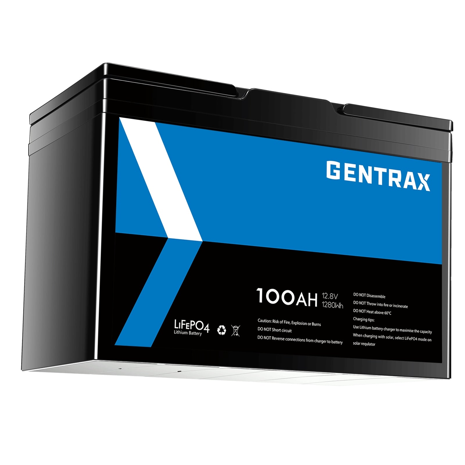 Gentrax 12V 100Ah LiFePO4 Battery