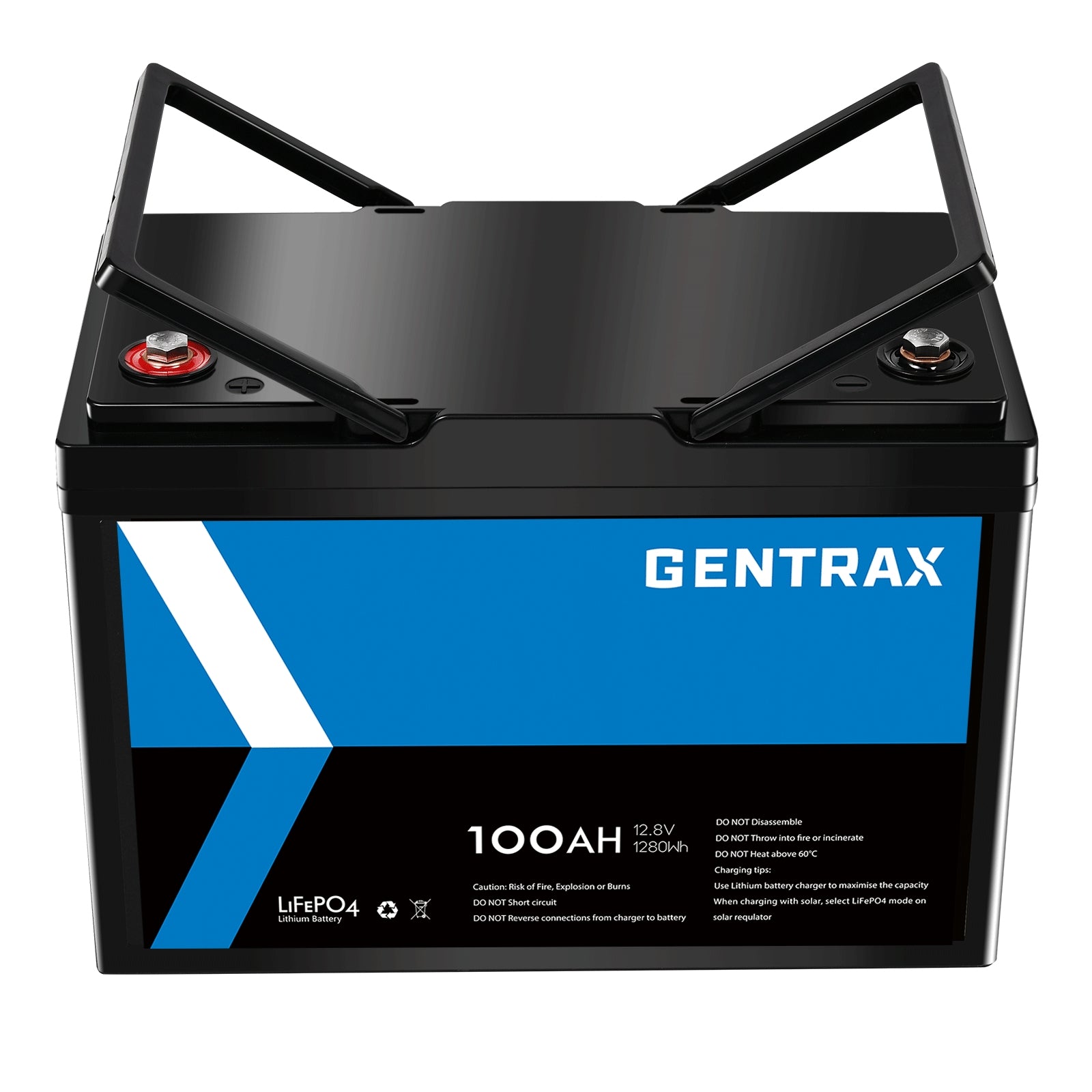 Gentrax 12V 100Ah LiFePO4 Battery