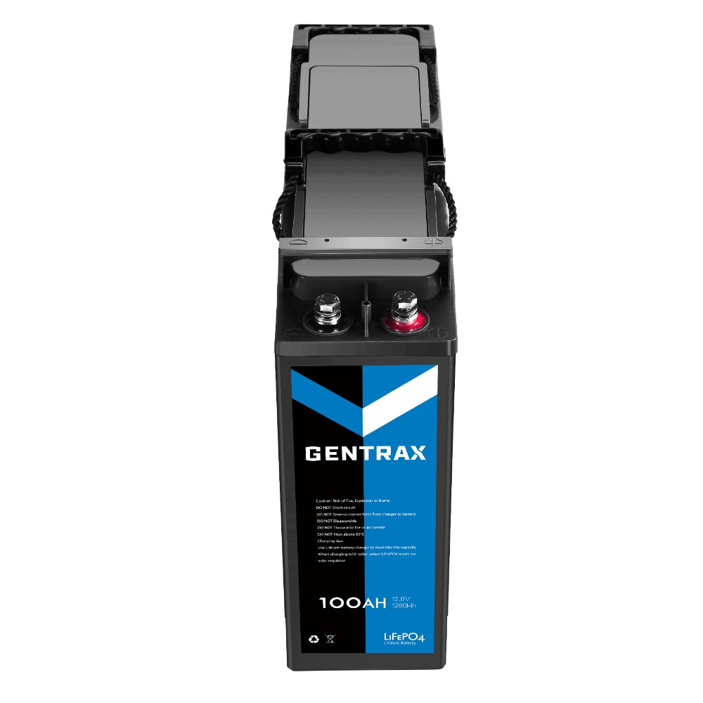 Gentrax 12V 100Ah Slim LiFePO4 Battery