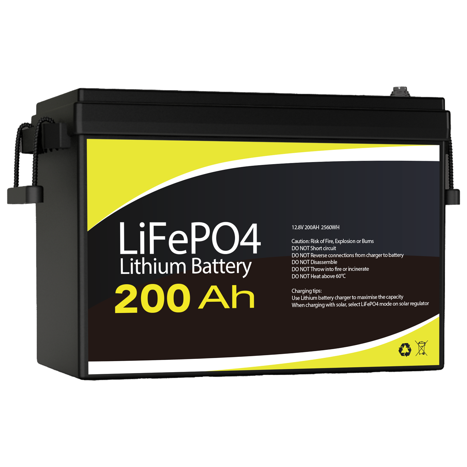 Gentrax 12V 200Ah Lithium LiFePO4 Battery