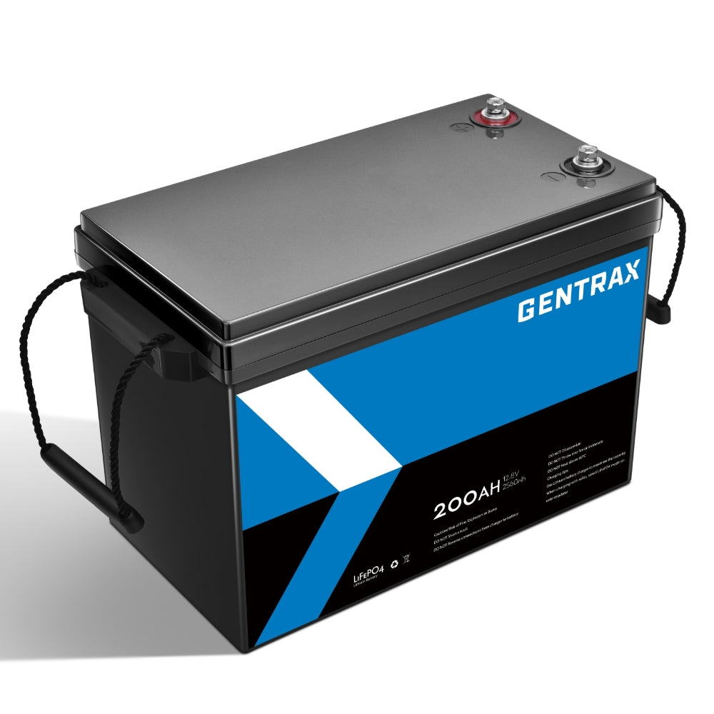Gentrax 12V 200Ah LiFePO4 Battery