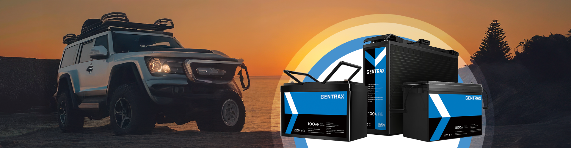 Gentrax LiFePO4 Batteries for EV