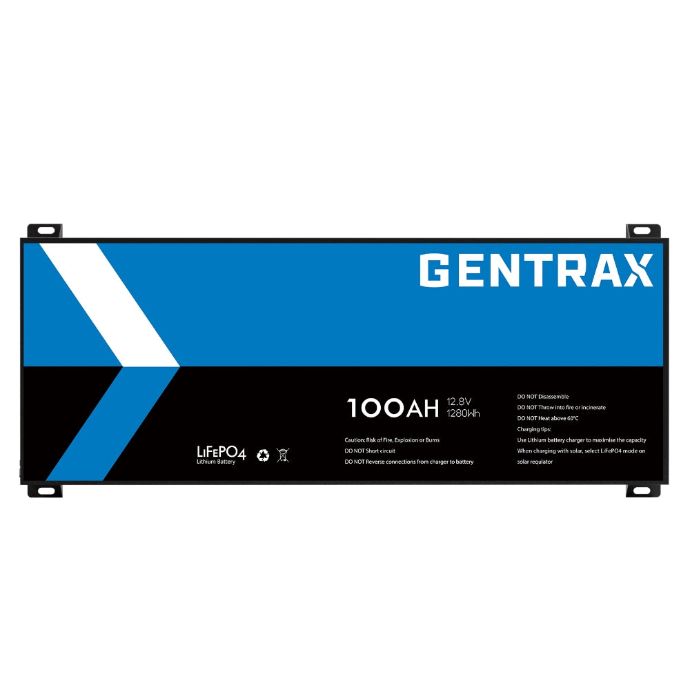 Gentrax 12V 100Ah Blade LiFePO4 Battery