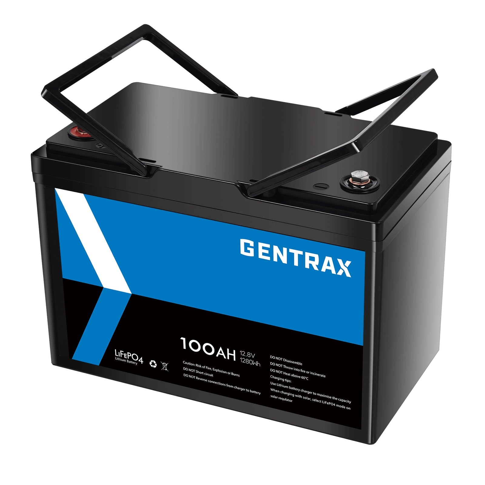 Gentrax 12V 100Ah LiFePO4 Battery