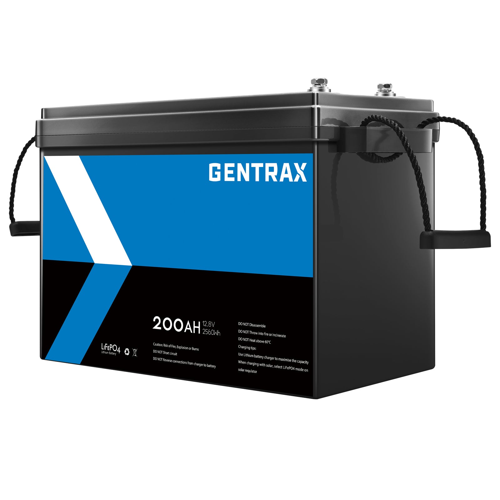 Gentrax 12V 200Ah Lithium LiFePO4 Battery