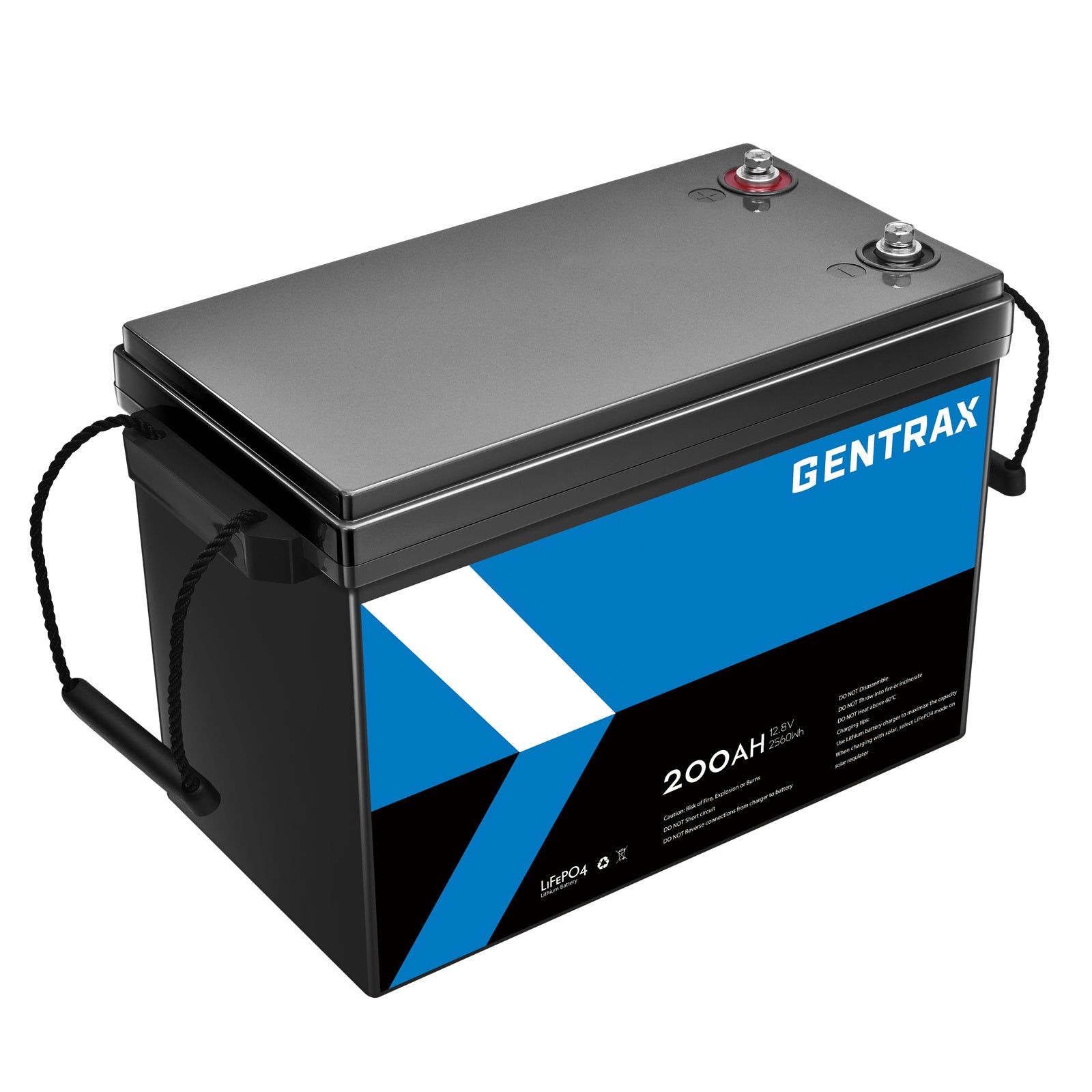 Gentrax 12V 200Ah Lithium LiFePO4 Battery
