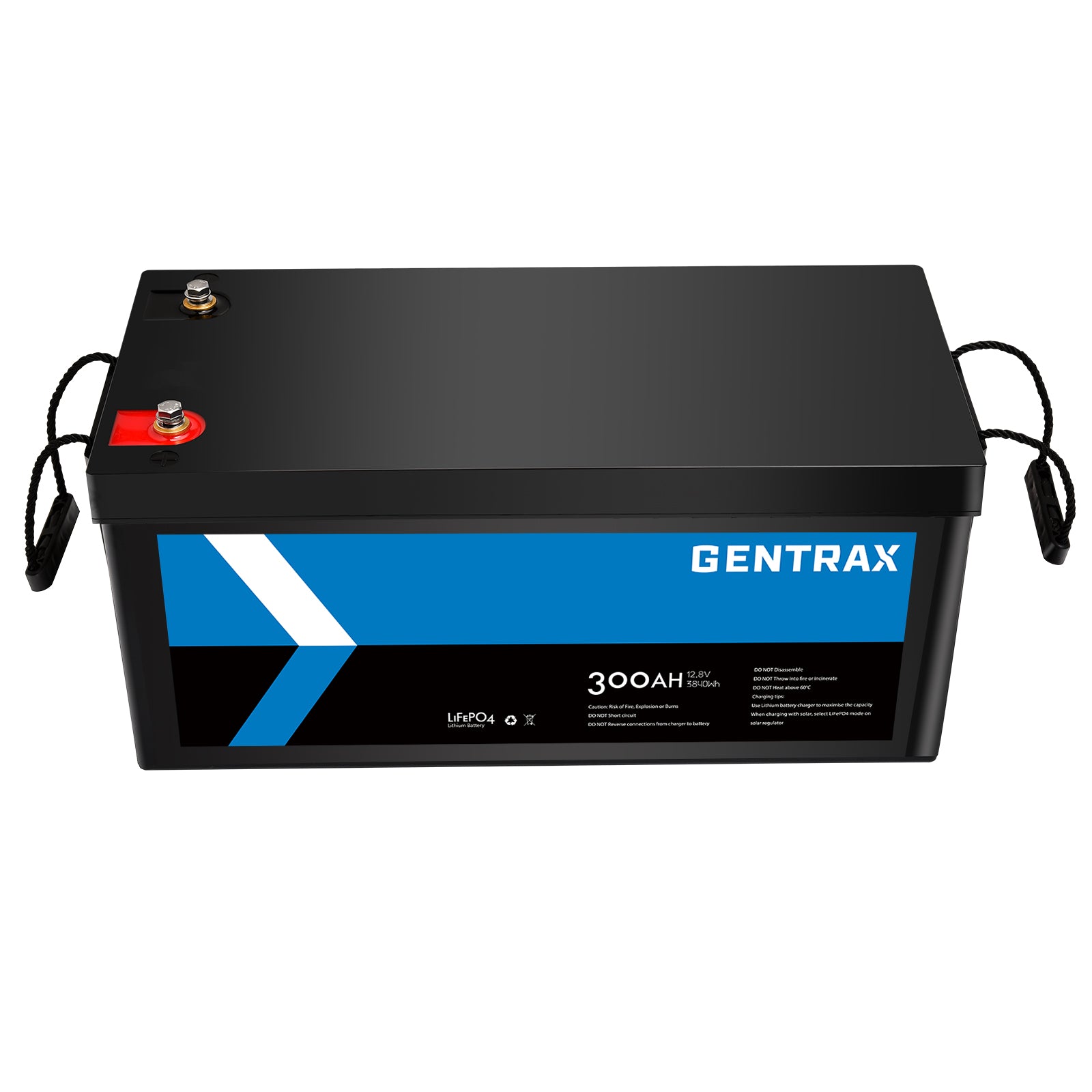 Gentrax 12V 300Ah LiFePO4 Battery