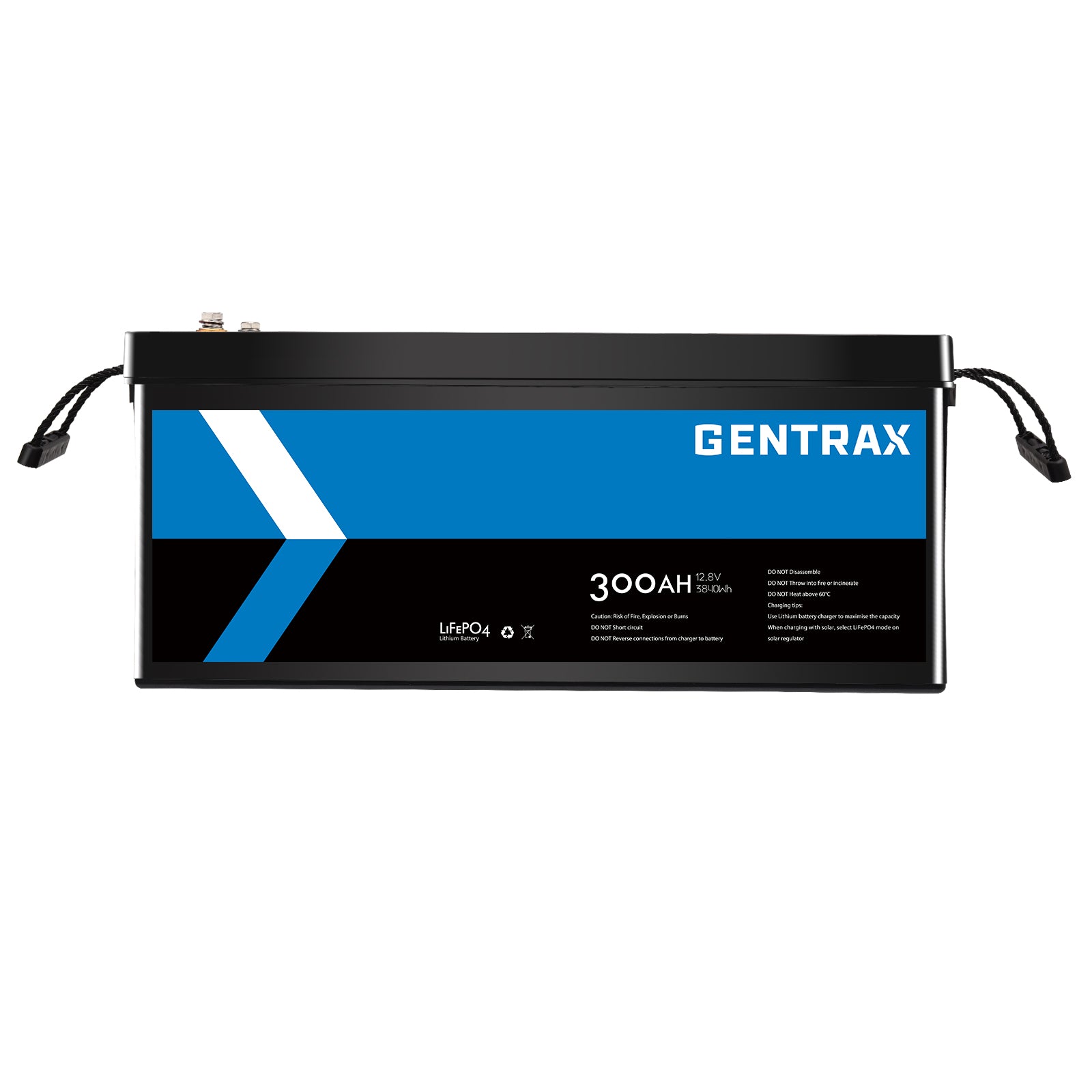 Gentrax 12V 300Ah LiFePO4 Battery