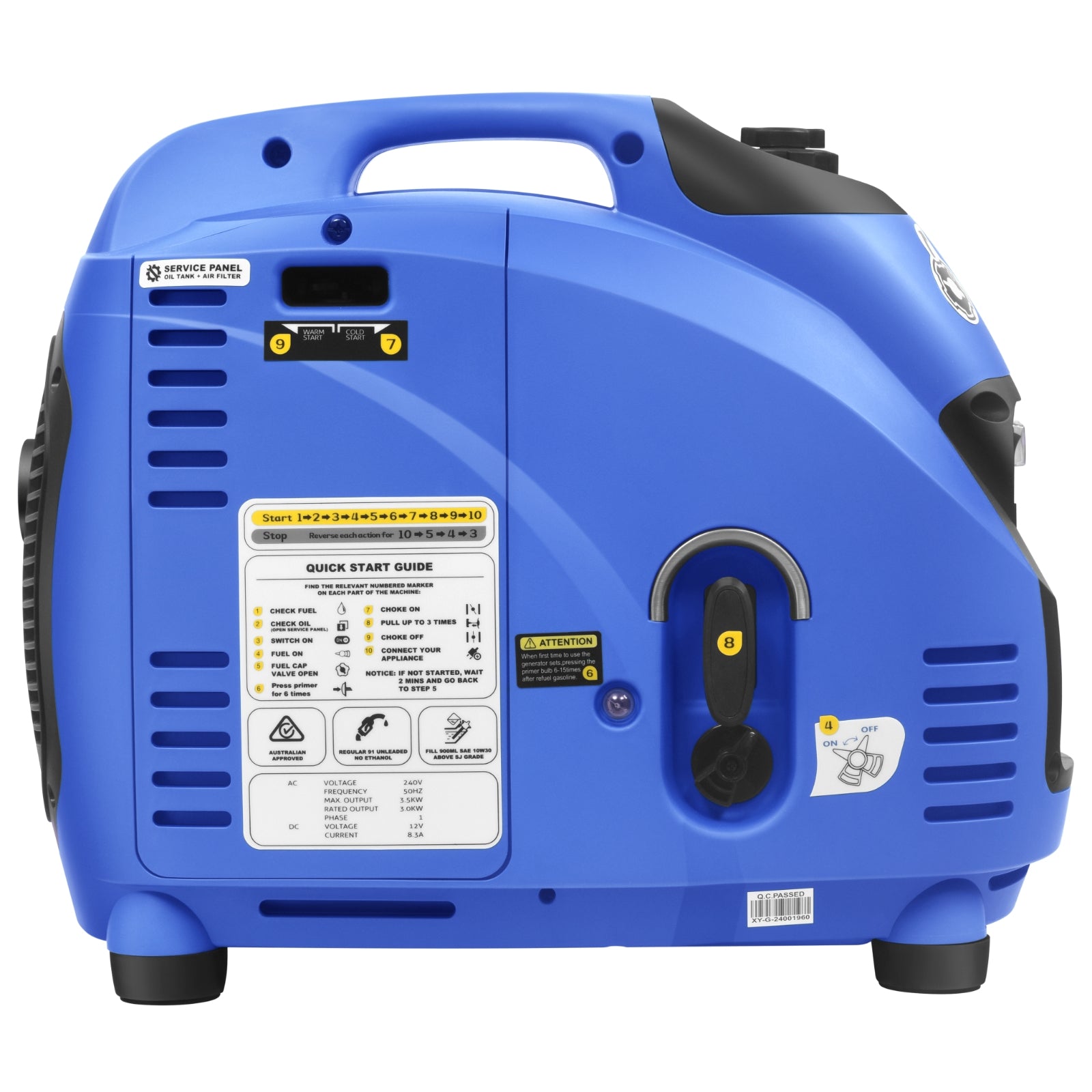 Gentrax GT3500 Inverter Generator